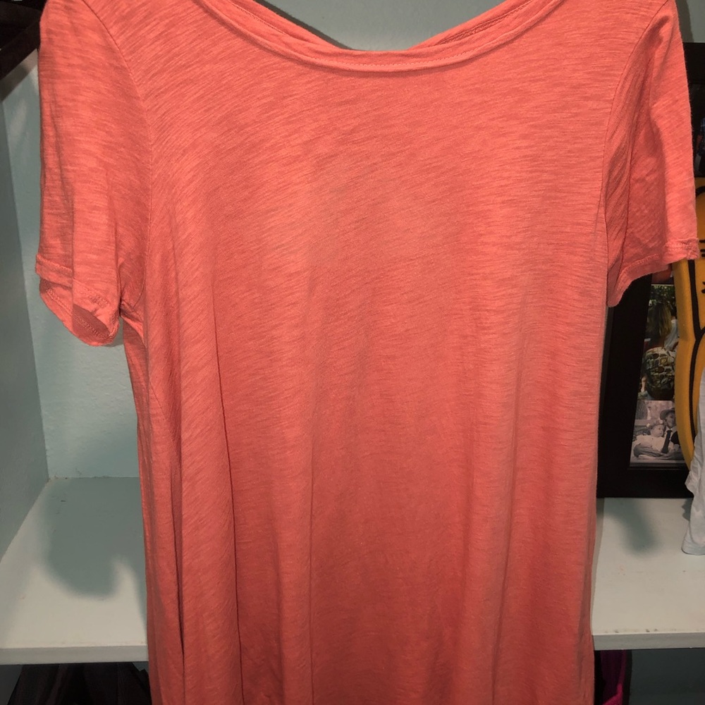 Anthropologie short sleeve with back detailing